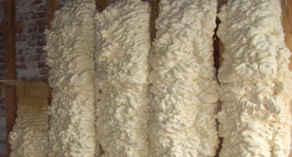 open-cell spray foam for Garland applications